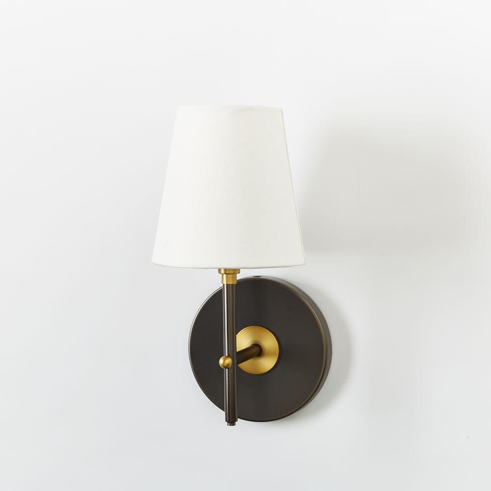 west elm mid century sconce