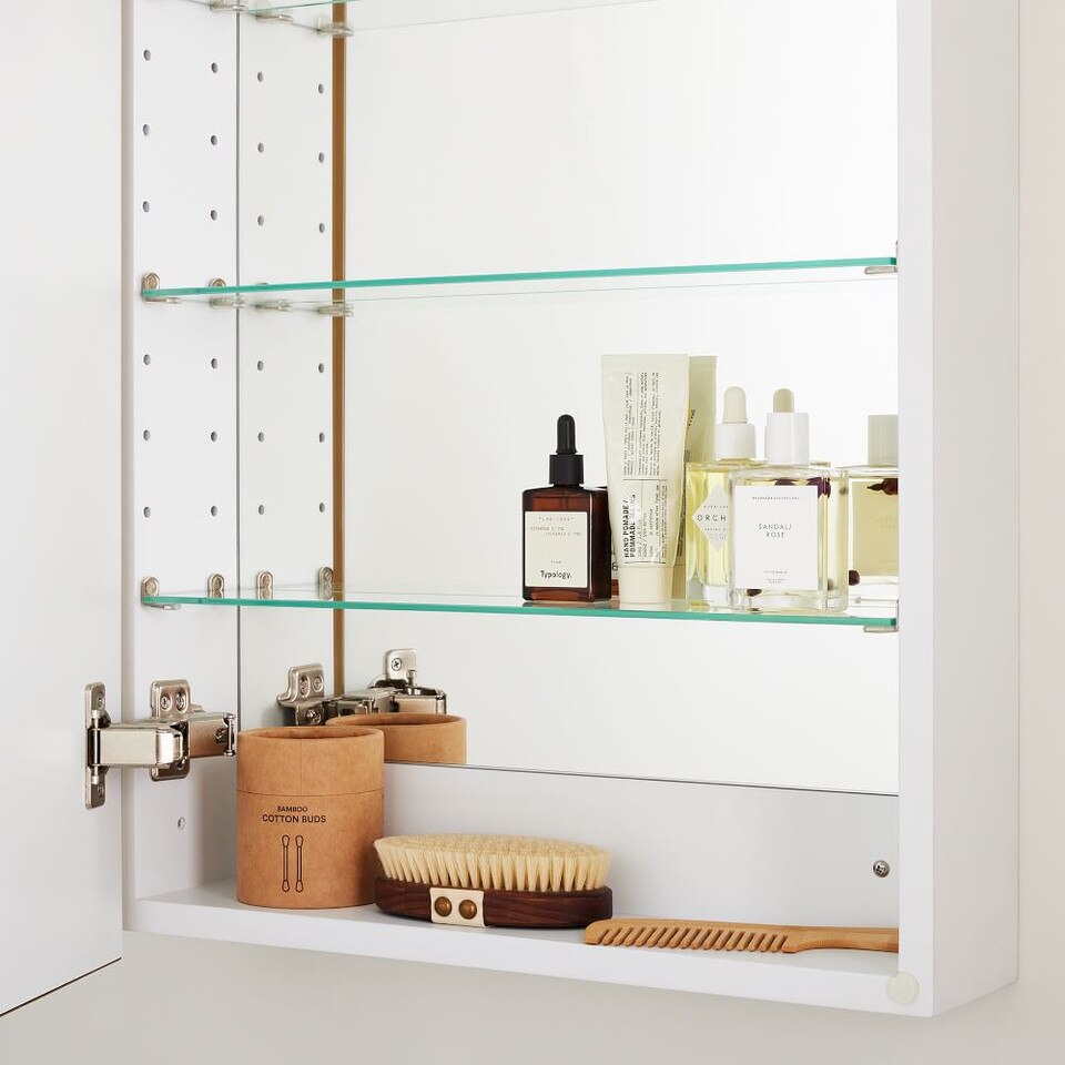 Arched Metal Framed Medicine Cabinet