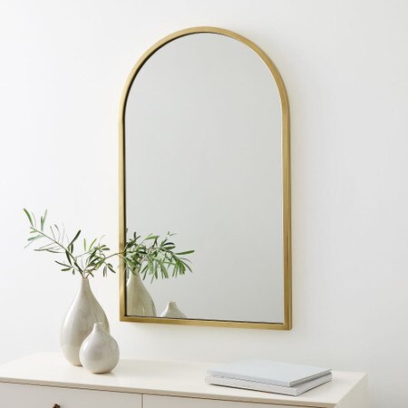 Metal Framed Arched Wall Mirror West Elm United Kingdom