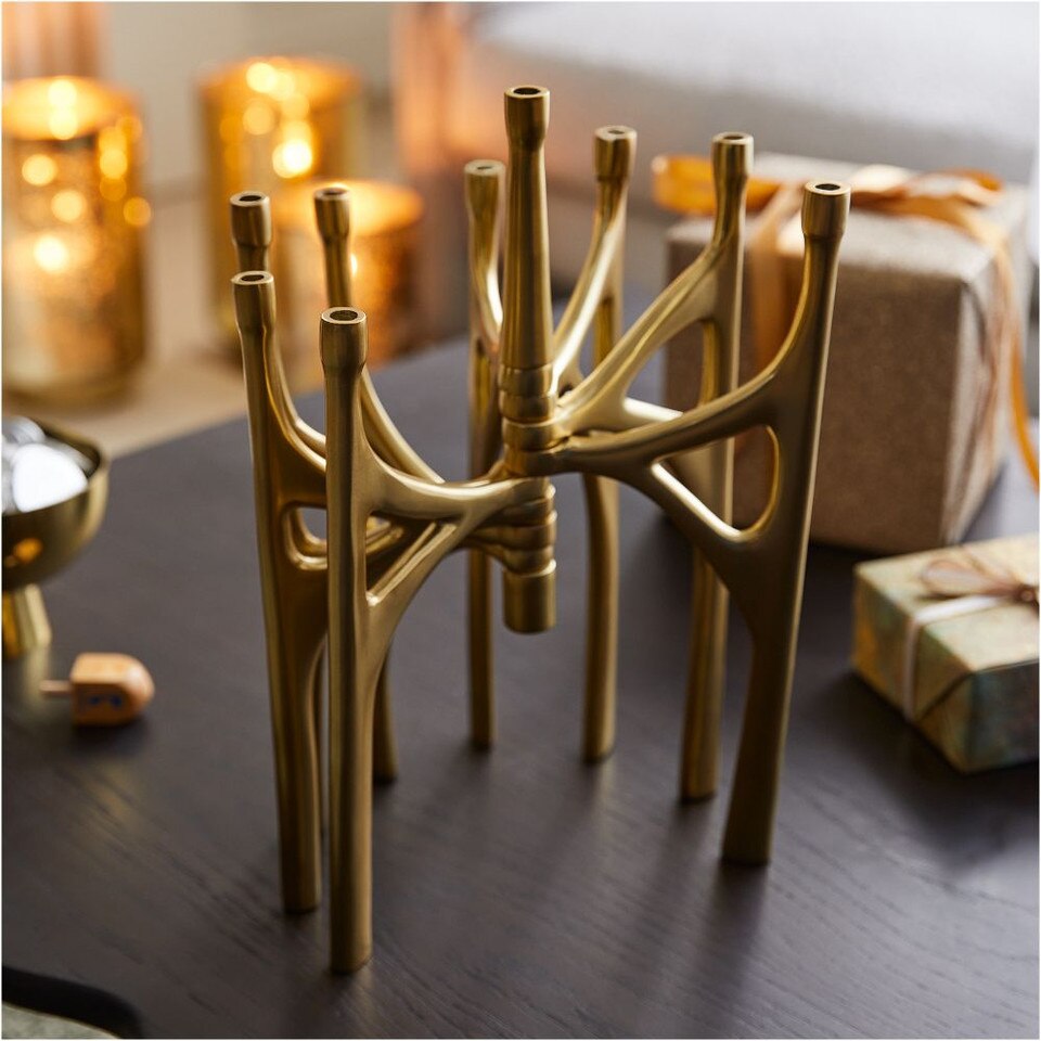 Art Deco Menorah