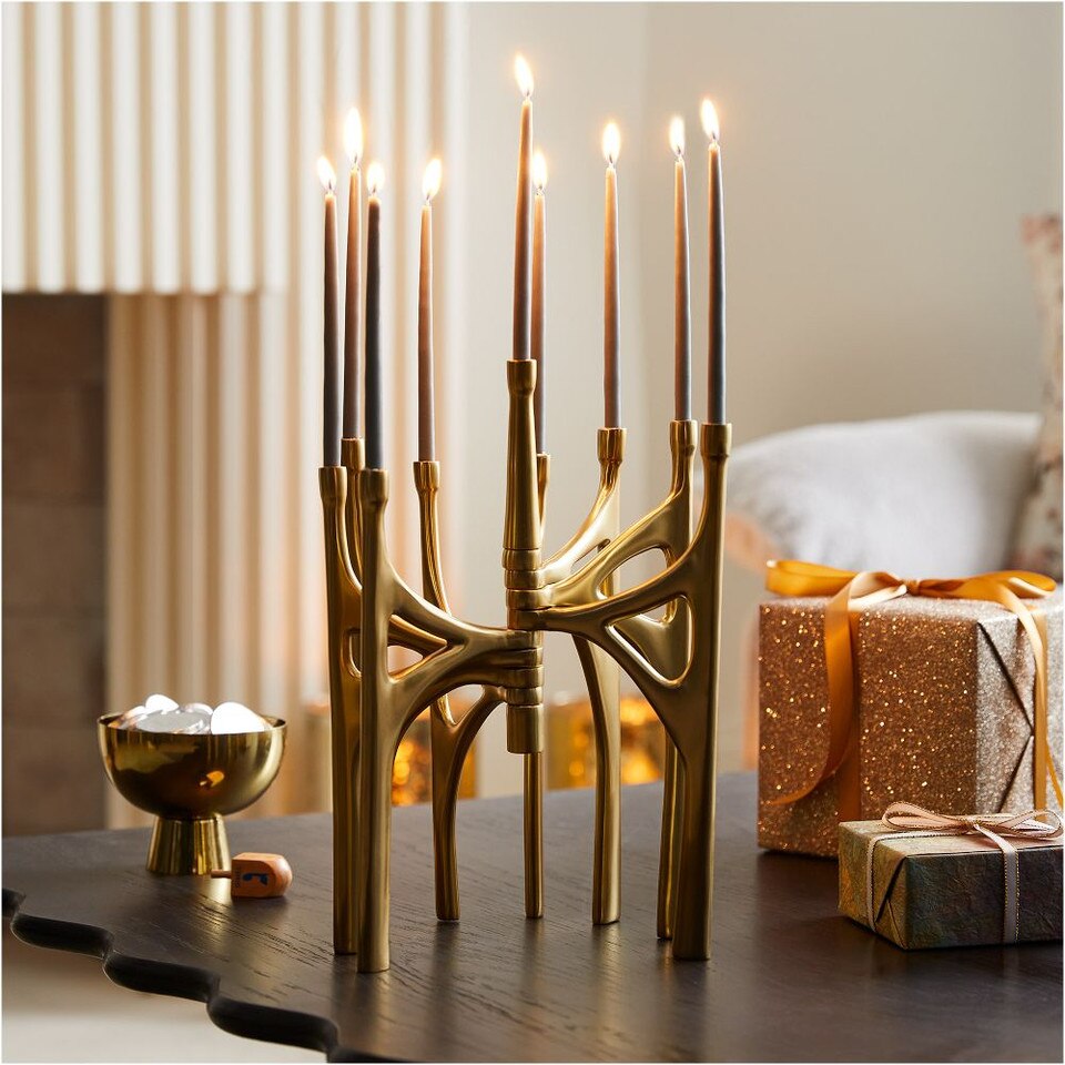 Art Deco Menorah