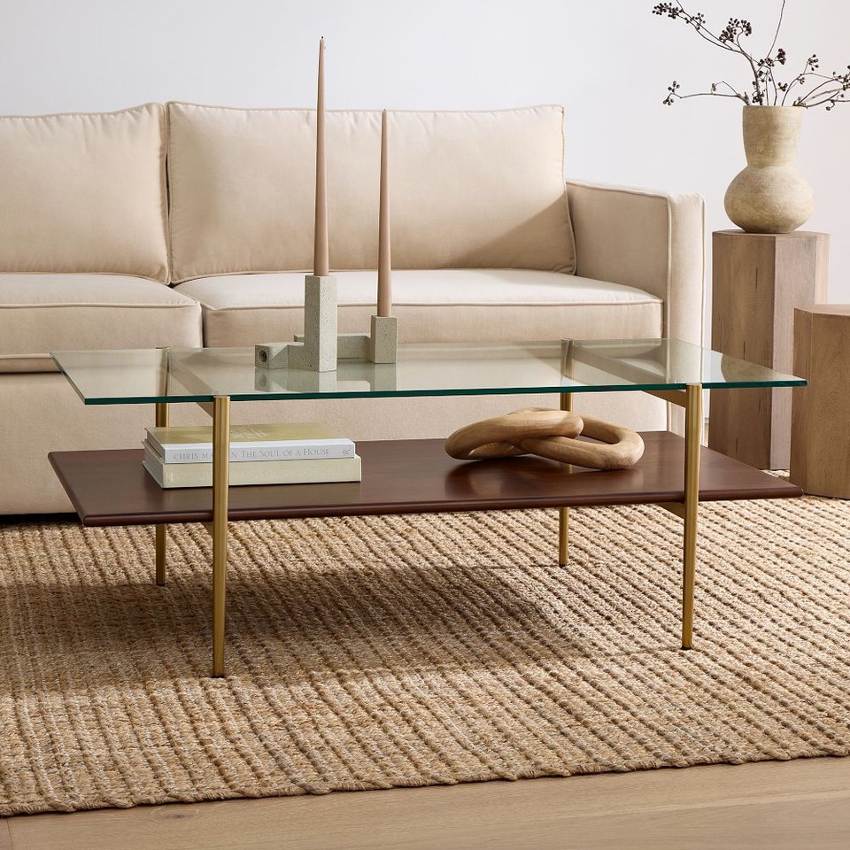 Mid-Century Art Display Coffee Table (117 cm)