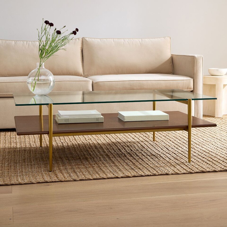Mid-Century Art Display Coffee Table (117 cm)