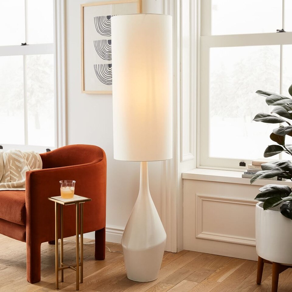 Asymmetry Ceramic Floor Lamp (152 cm)