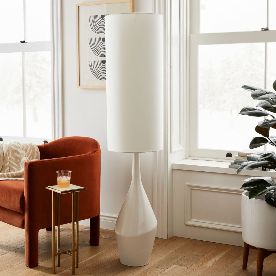 Asymmetry Ceramic Floor Lamp (152 cm)