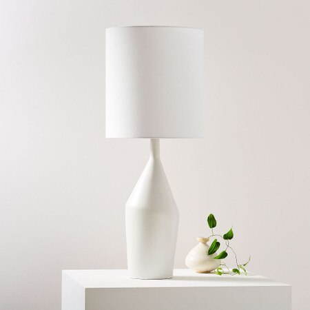 Asymmetry Ceramic Table Lamps Large 77 Cm West Elm United Kingdom Asymmetry Ceramic Table Lamps Large, White Bedside Lamps Uk