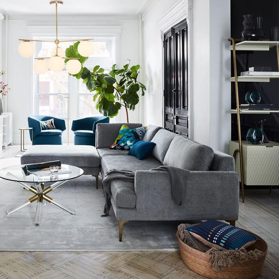 Audrey Narrow Storage Bookcase