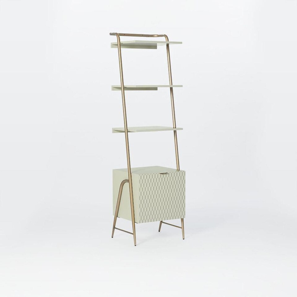 Audrey Narrow Storage Bookcase