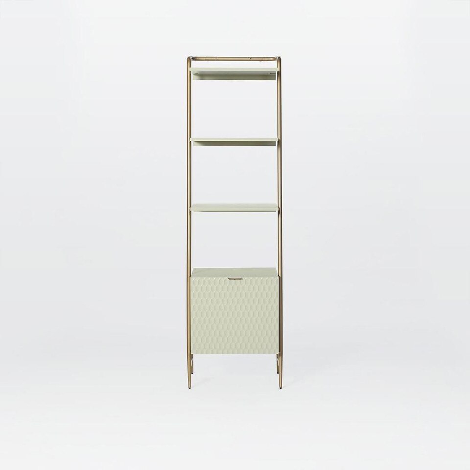 Audrey Narrow Storage Bookcase