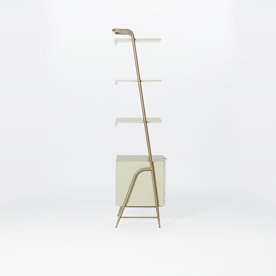 Audrey Narrow Storage Bookcase