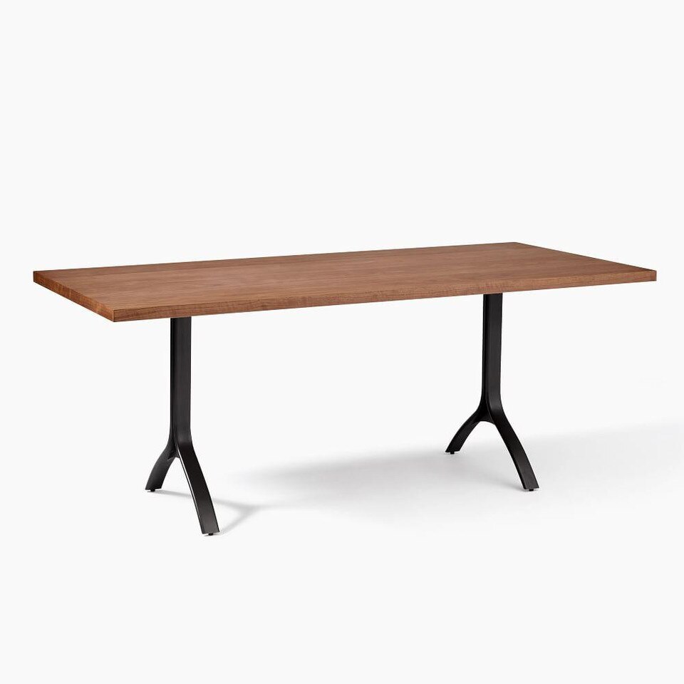 Avery Wishbone Dining Table - Walnut, 188 cm