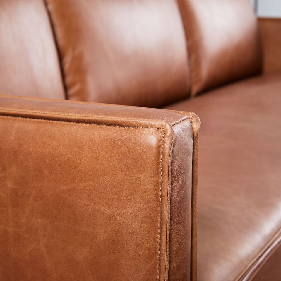 Axel Leather Reversible Corner Sofa (226 cm)