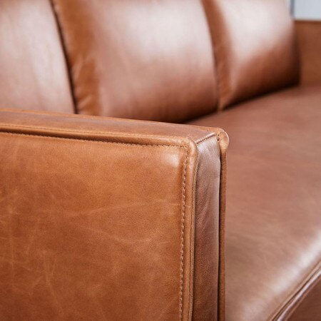 Axel Leather Reversible Corner Sofa West Elm United Kingdom Axel Leather Reversible Corner Sofa, Distressed Tan Leather Corner Sofa