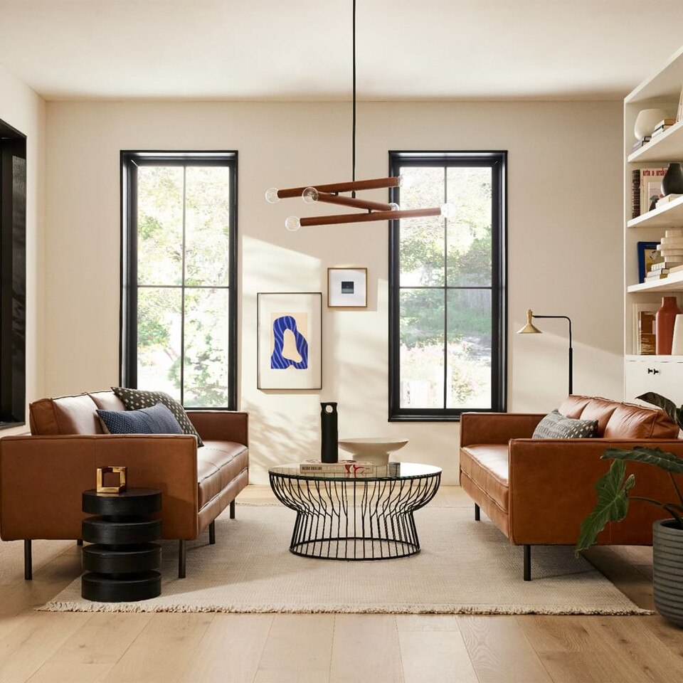 Axel Leather Sofa (226 cm)