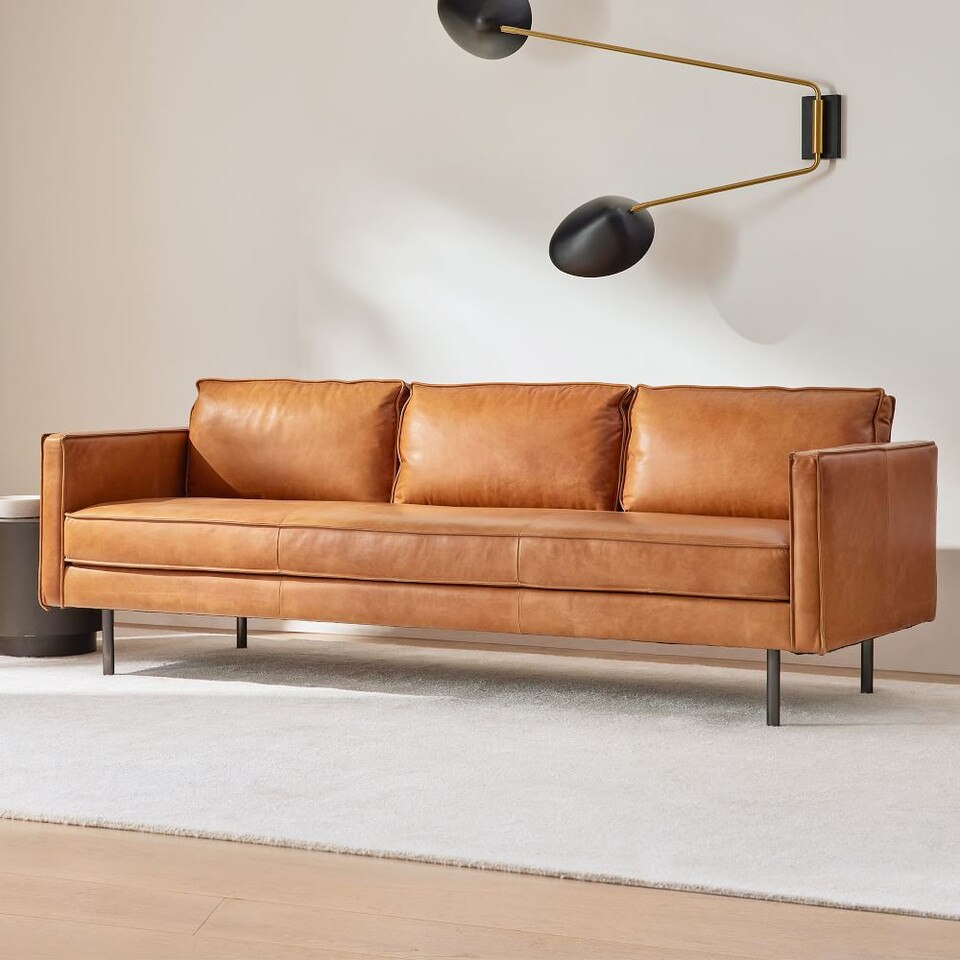 Axel Leather Sofa (226 cm)