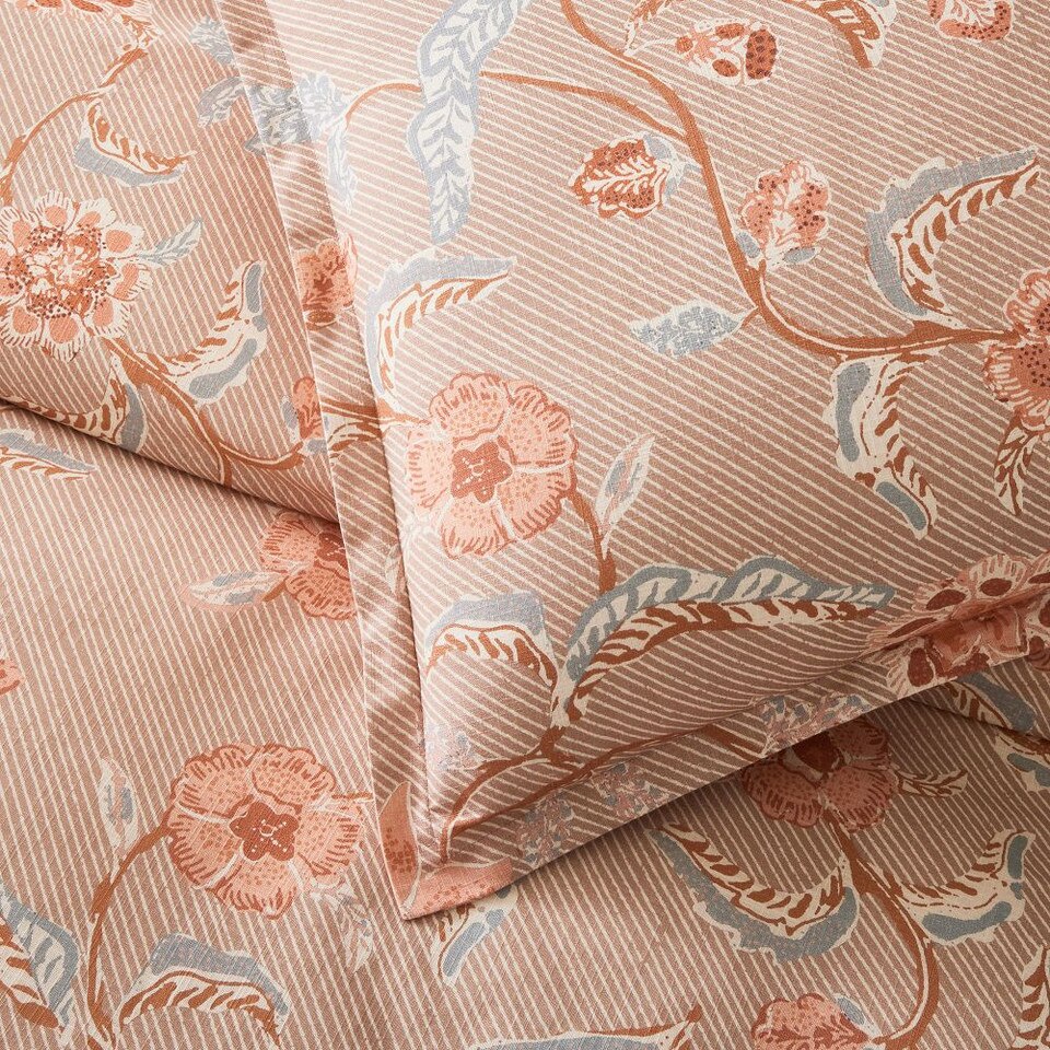 Batik Floral Duvet Cover & Pillowcases