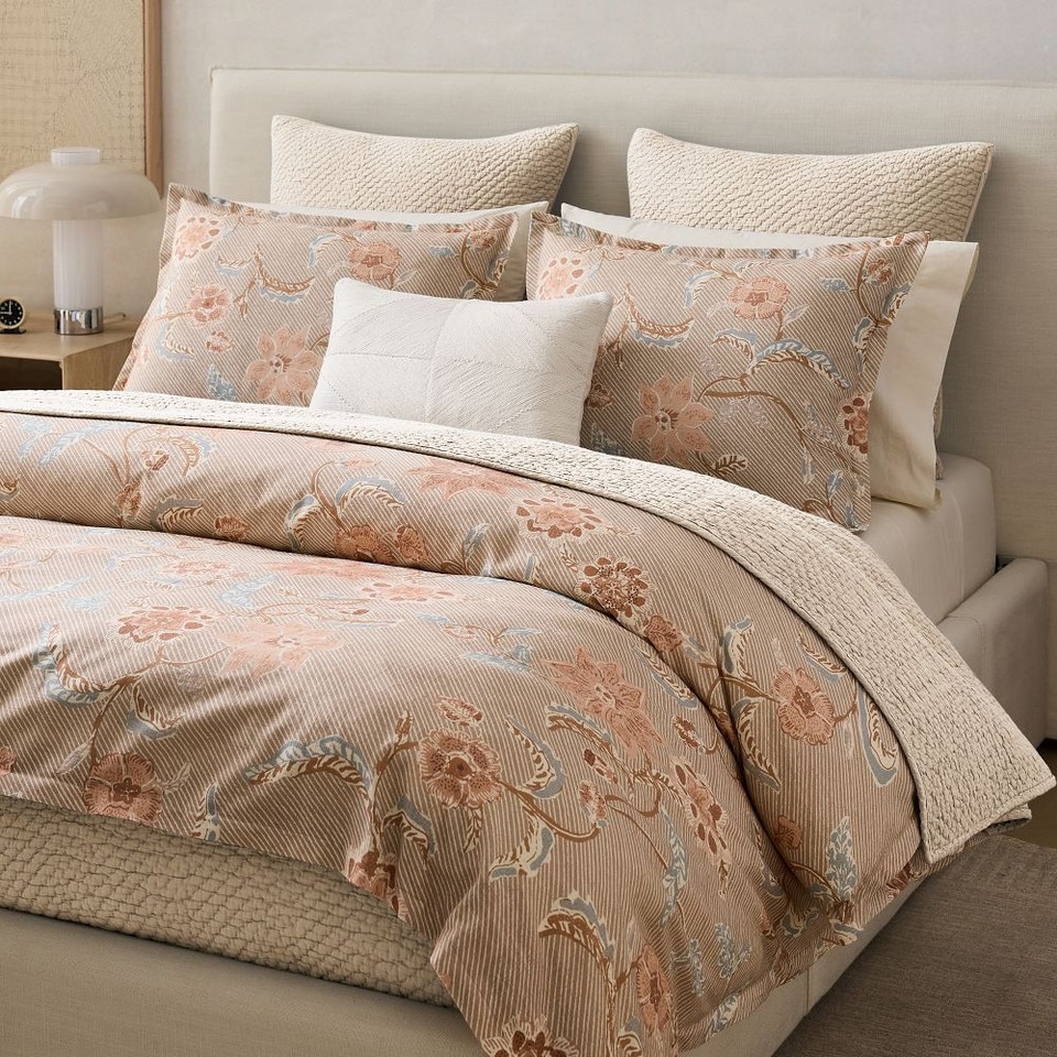 Batik Floral Duvet Cover & Pillowcases