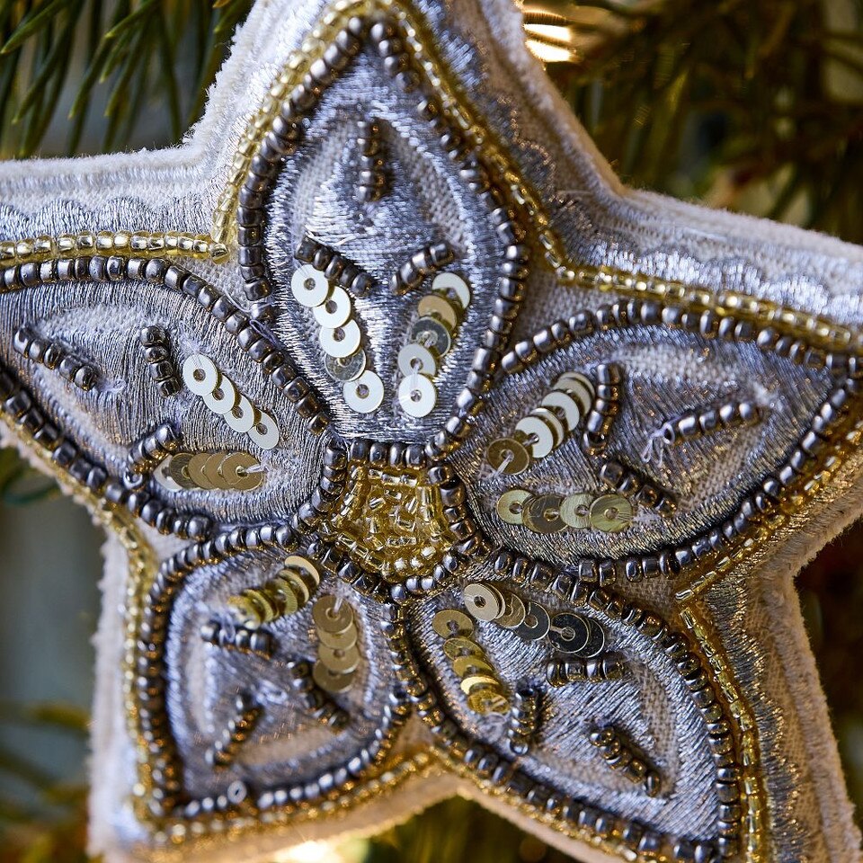 Beaded Flower Bauble