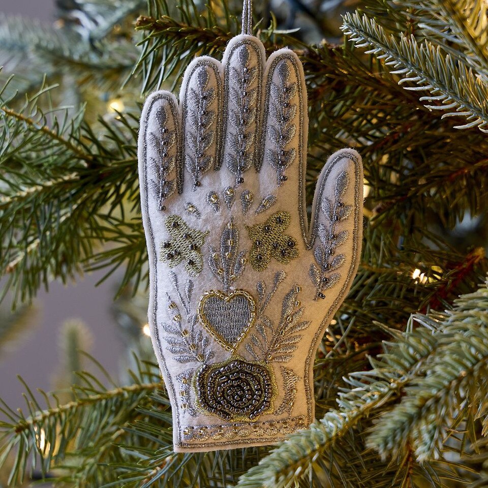Beaded Hand Bauble