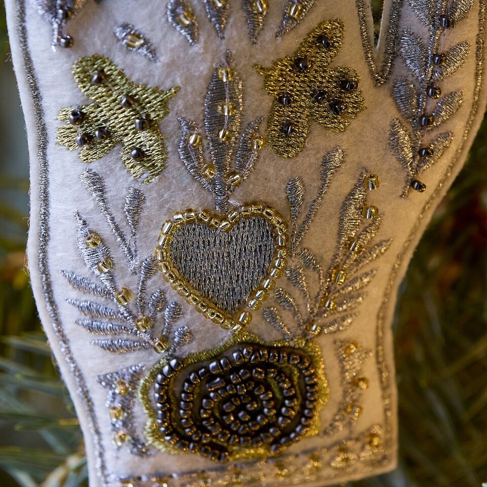 Beaded Hand Bauble