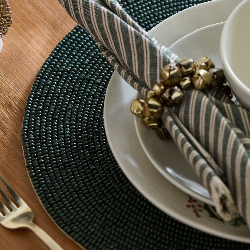 Beaded Linens Placemats