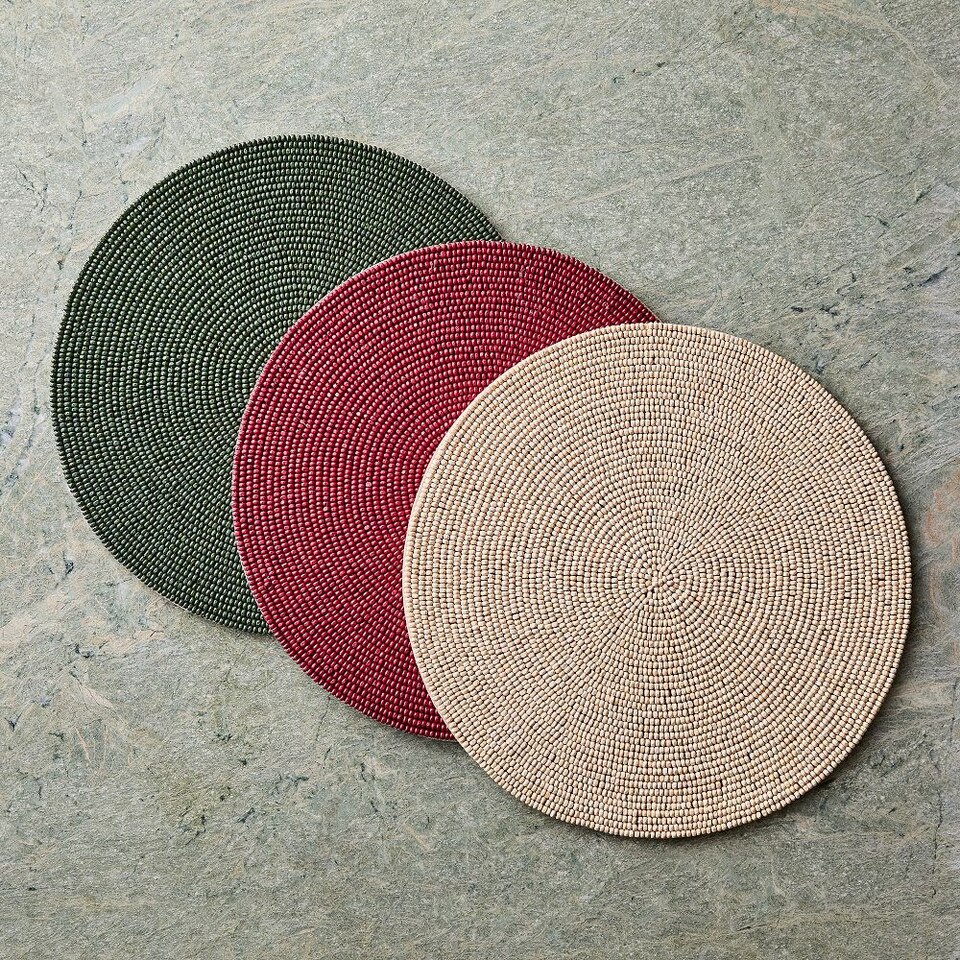 Beaded Linens Placemats