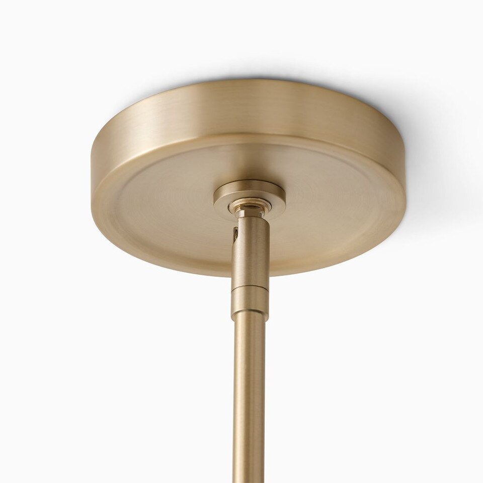 Bezel 6-Light Round Perforated Metal Chandelier (102 cm)