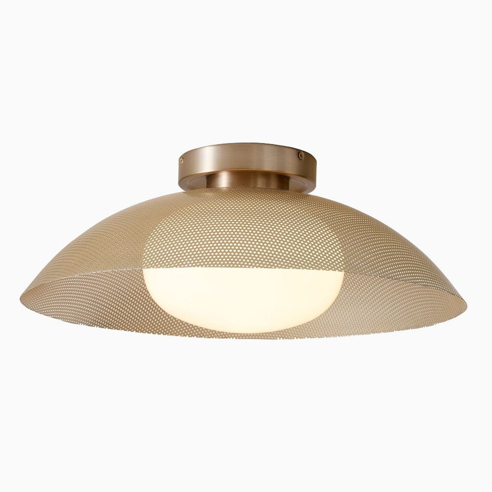 Bezel Perforated Metal Flushmount (41 cm)