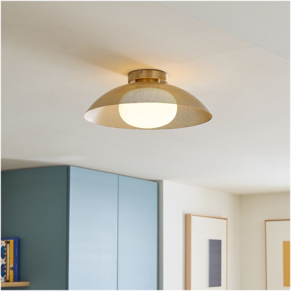 Bezel Perforated Metal Flushmount (41 cm)
