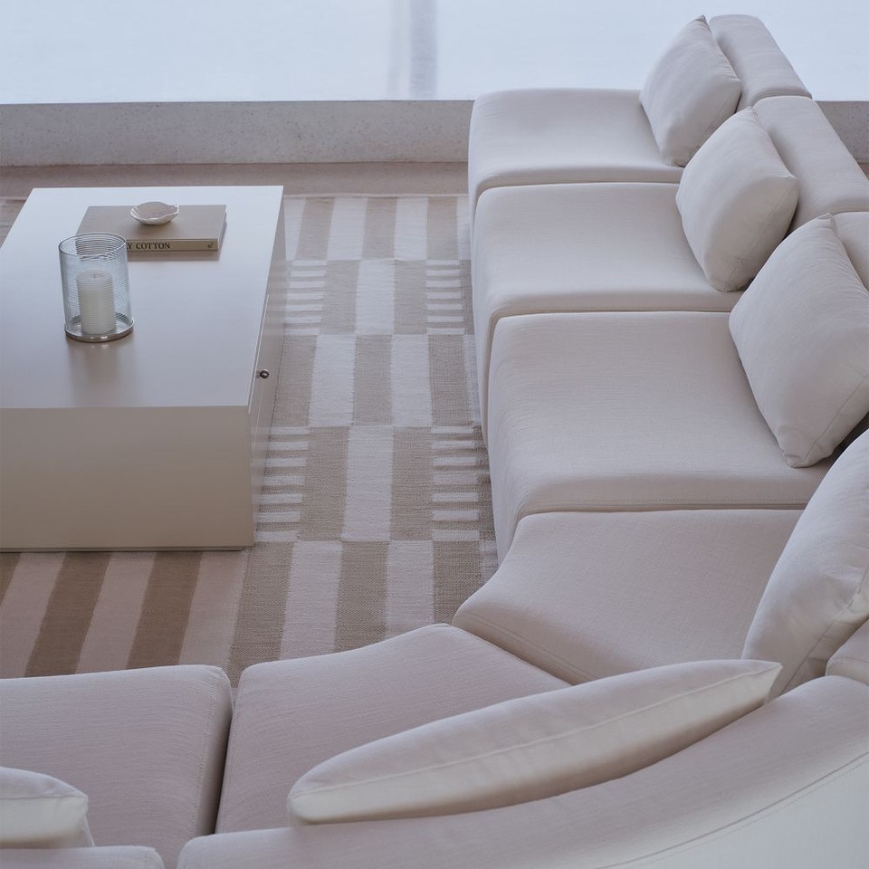 Billy Cotton Checkered Rug