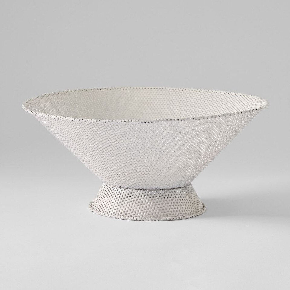 Billy Cotton Perforated Metal Fruit Bowl