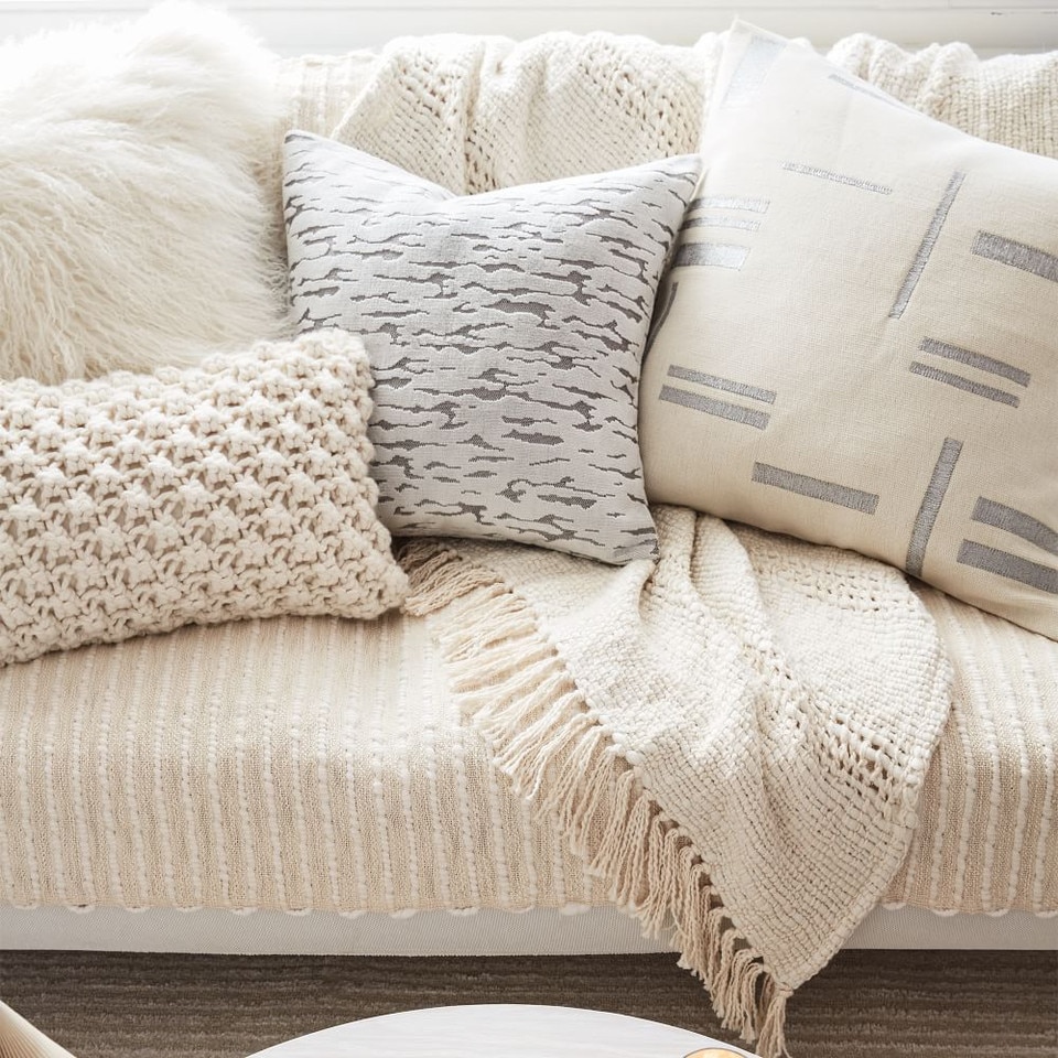Bobble Knit Cushion Covers