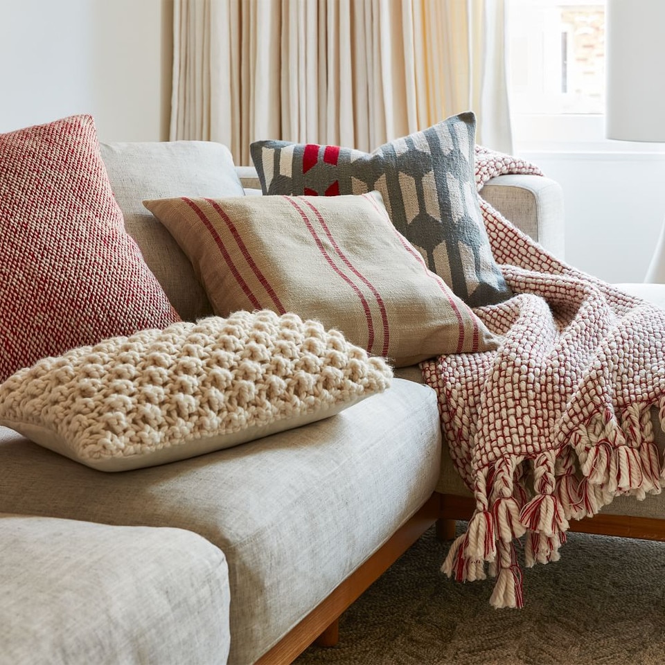 Bobble Knit Cushion Covers