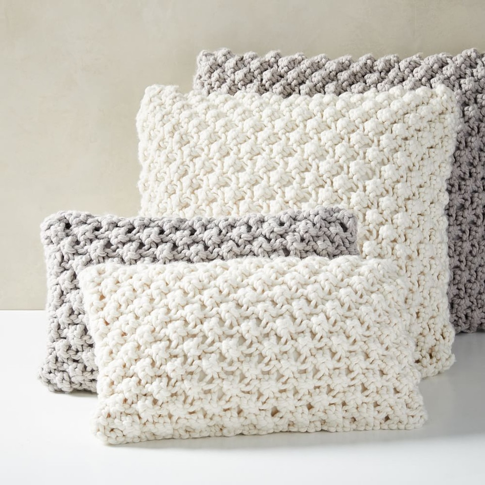 Bobble Knit Cushion Covers