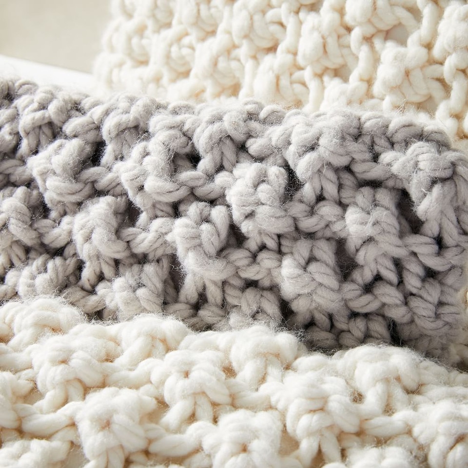 Bobble Knit Cushion Covers