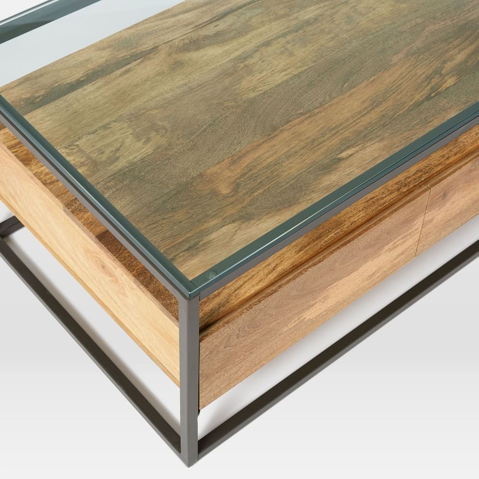 Box Frame Storage Coffee Table (96.5 cm)
