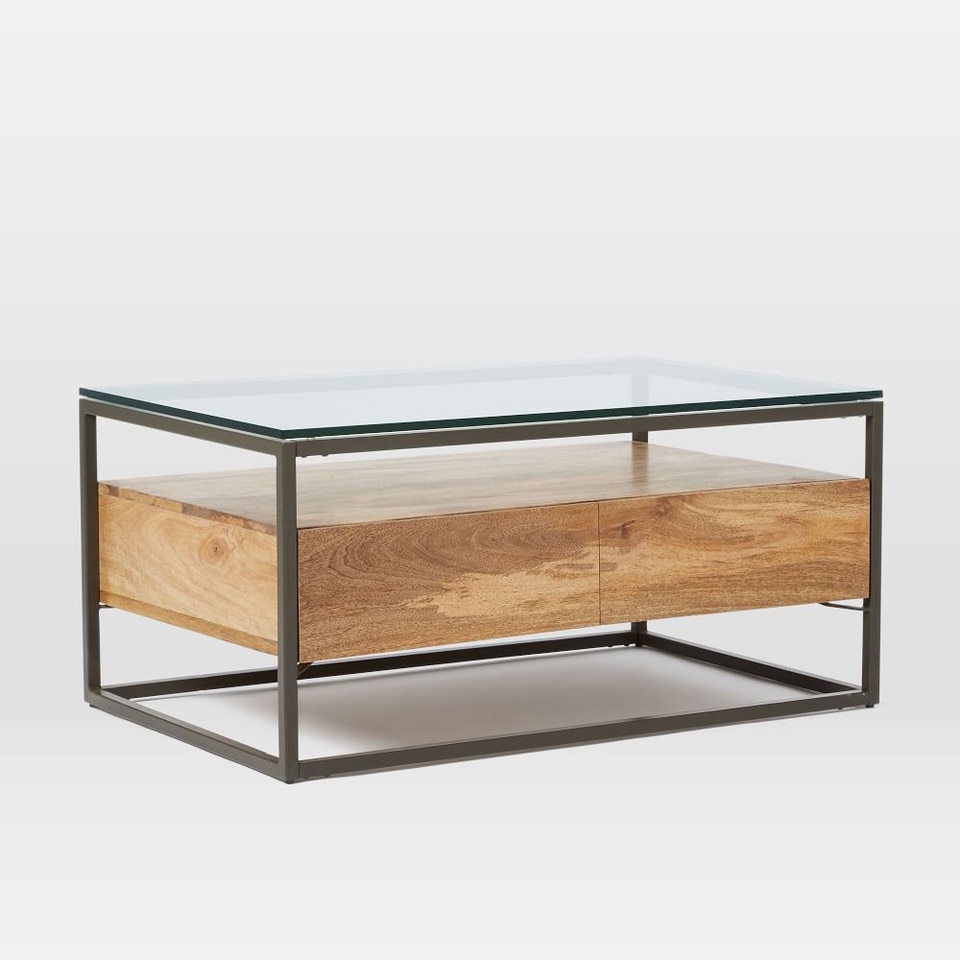 Box Frame Storage Coffee Table (96.5 cm)