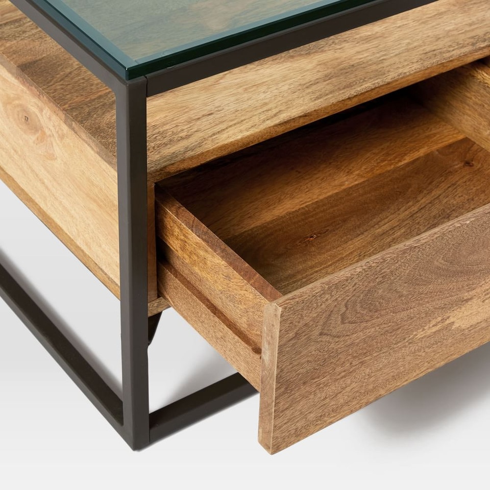 Box Frame Storage Coffee Table (96.5 cm)