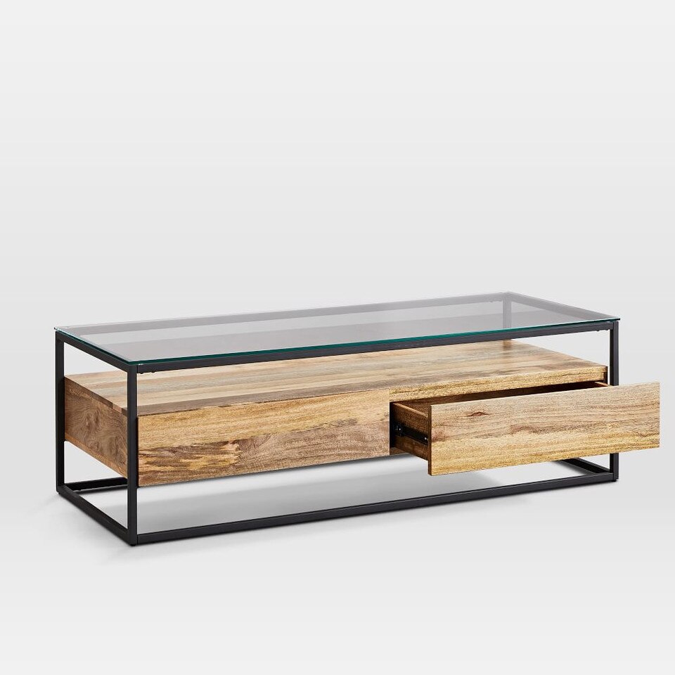 Box Frame Storage Coffee Table (96.5 cm)