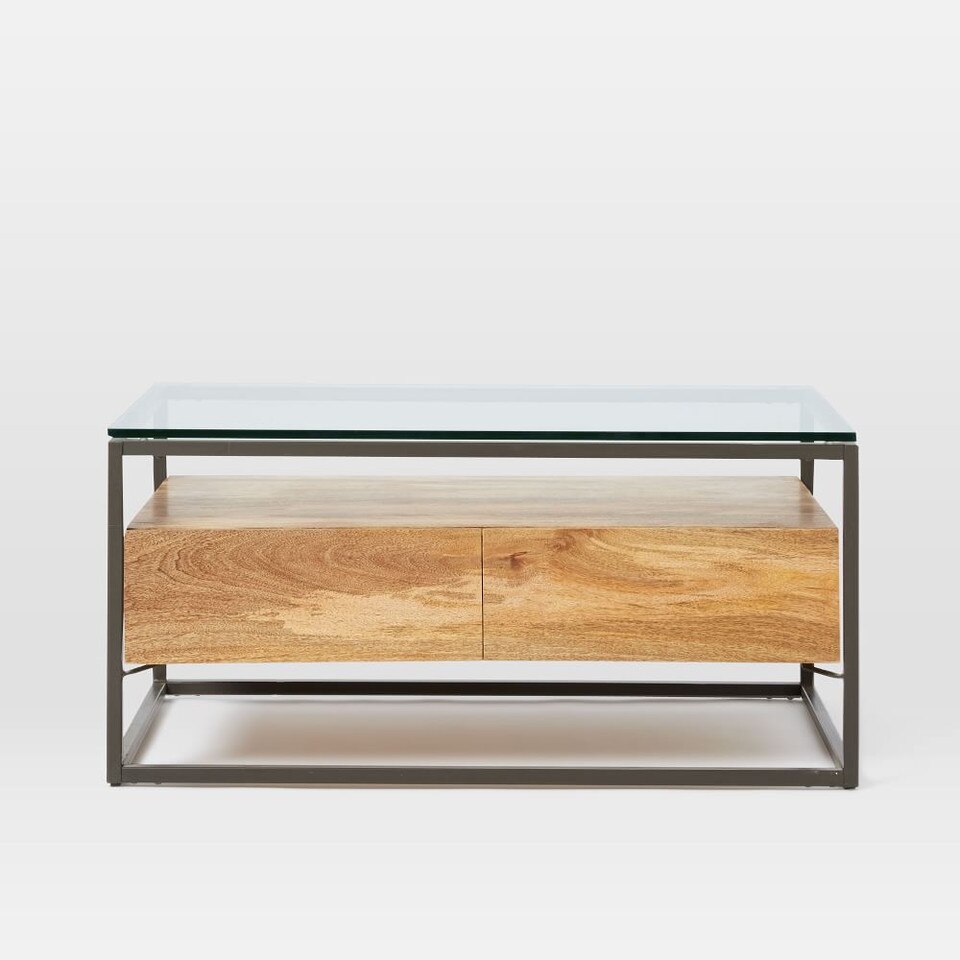 Box Frame Storage Coffee Table (96.5 cm)