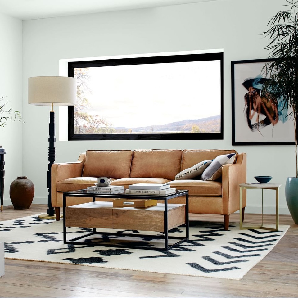 Box Frame Storage Coffee Table (96.5 cm)