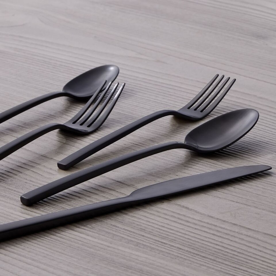 Briggs Cutlery Sets - Black Satin