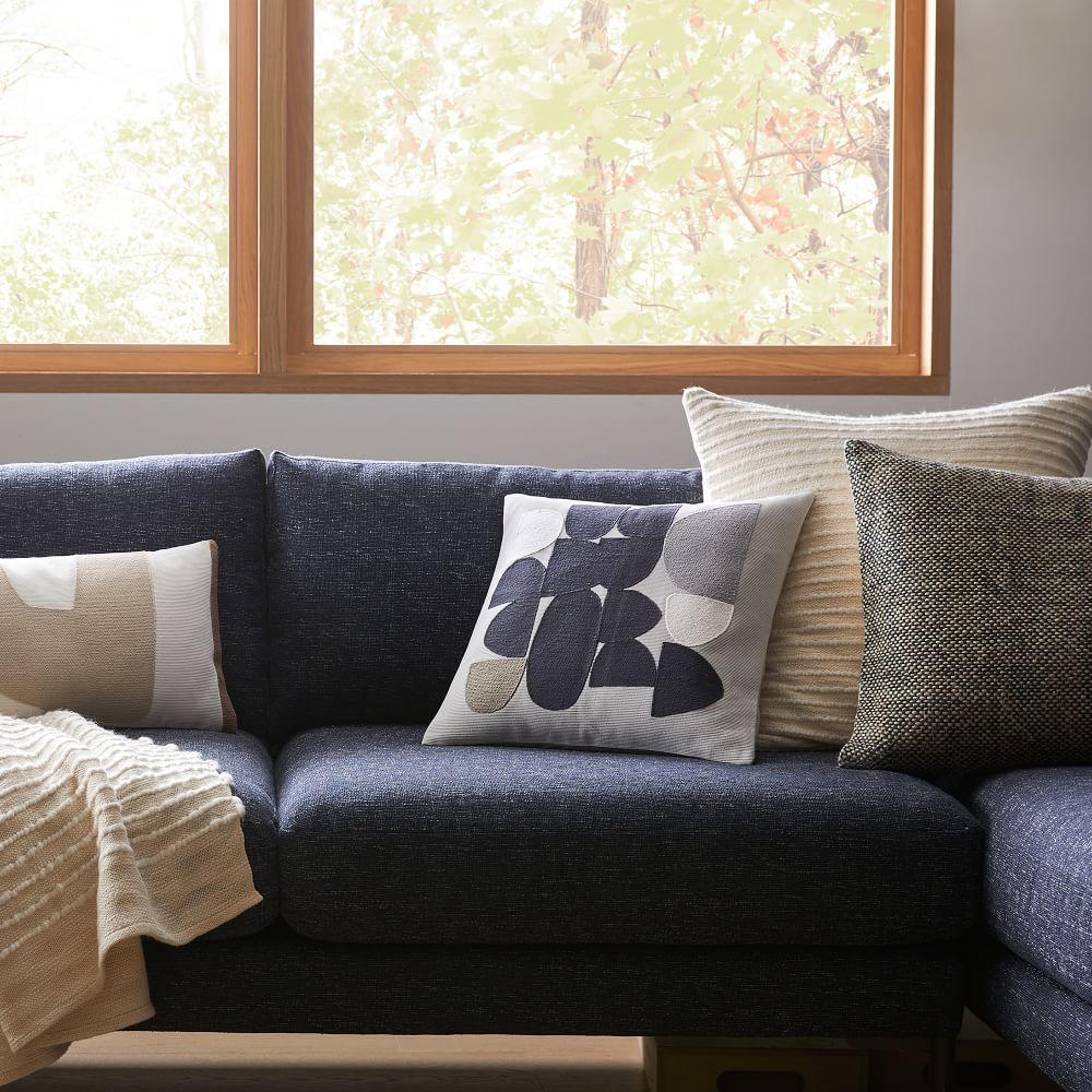 sofa set with pillows