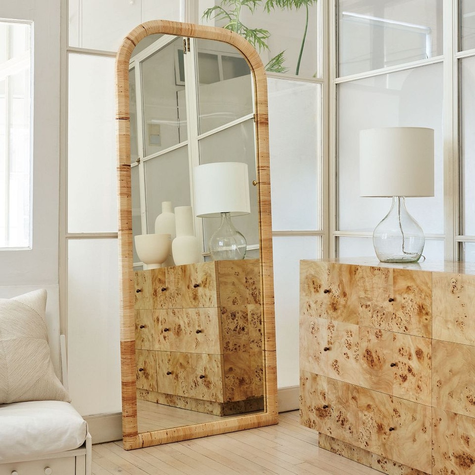 Burl 6-Drawer Chest (152 cm)