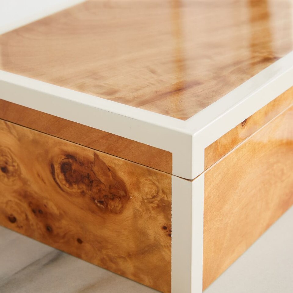 Burled Wood Box