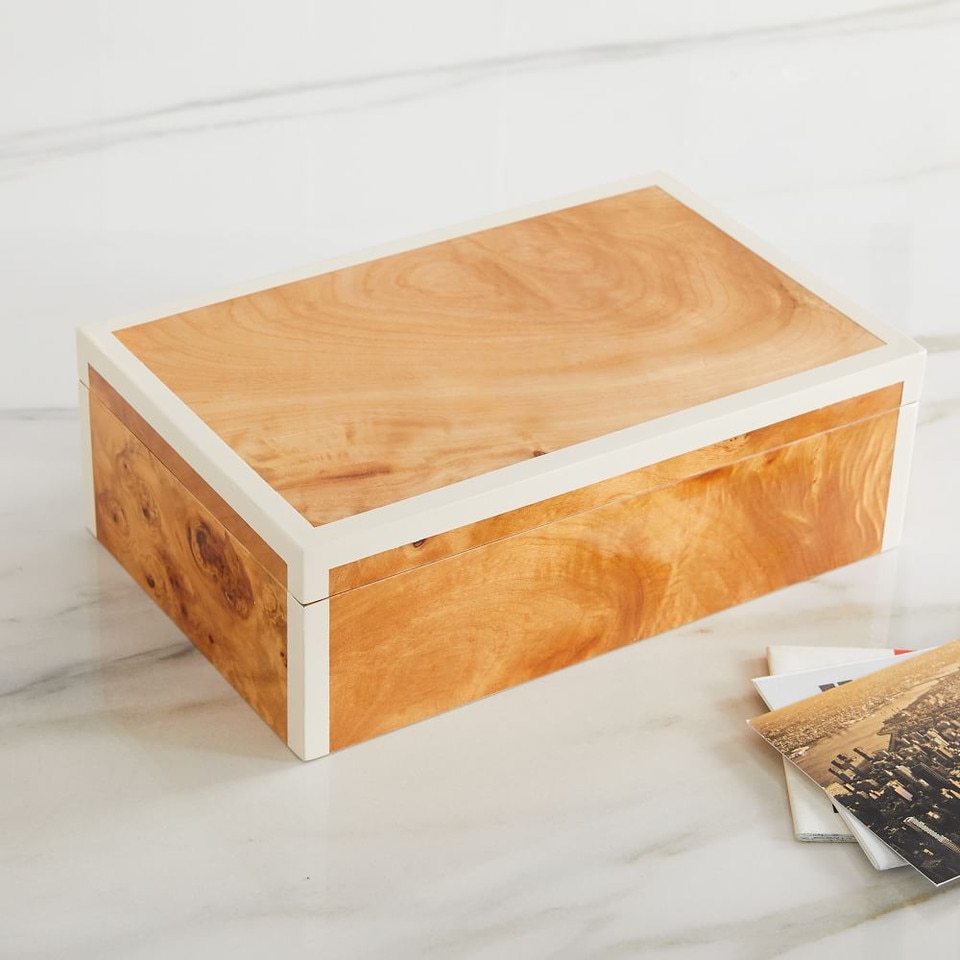 Burled Wood Box