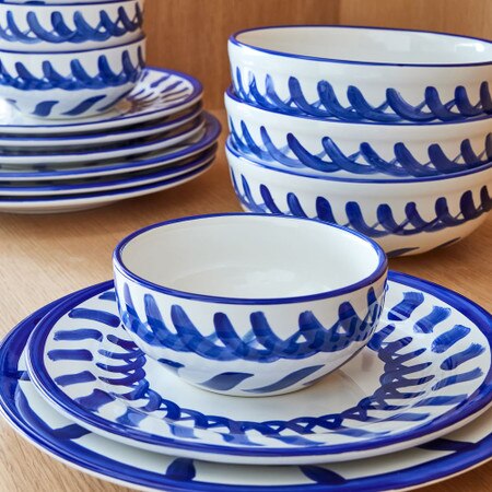 Cabana Hand-Painted Salad Plate West Elm UK