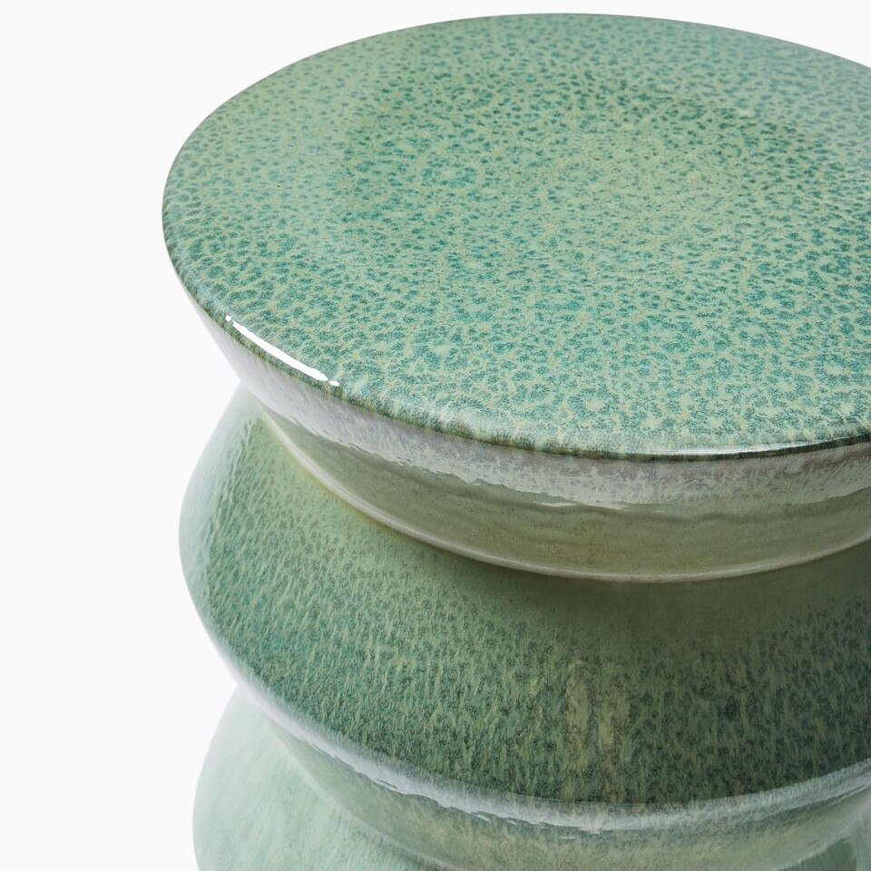 Cami Indoor/Outdoor Garden Ceramic Round Side Table (33 cm)