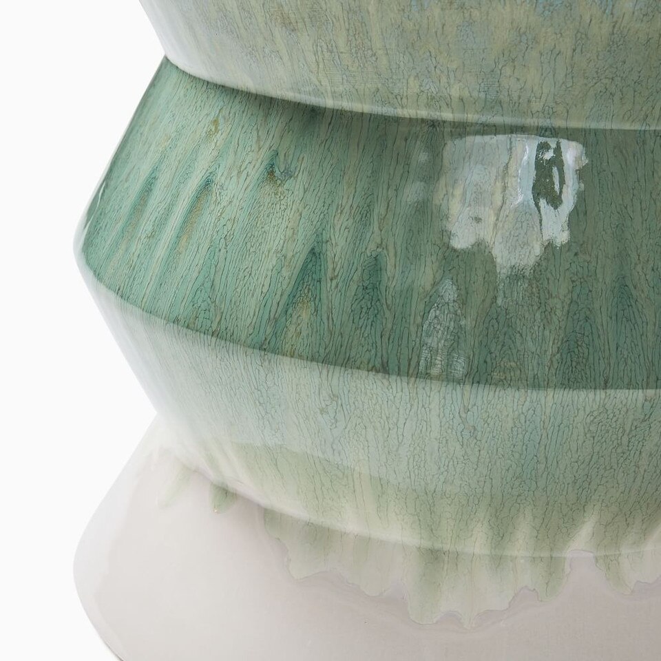 Cami Indoor/Outdoor Garden Ceramic Round Side Table (33 cm)