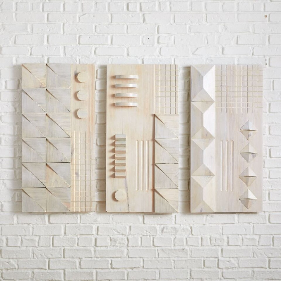 Diego Olivero Carved Wood Wall Art